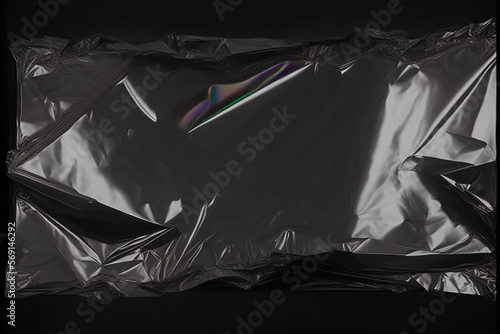 Black Background texture polyethylene, transparent polyethylene black plastic film, transparent stretched black metaverse background