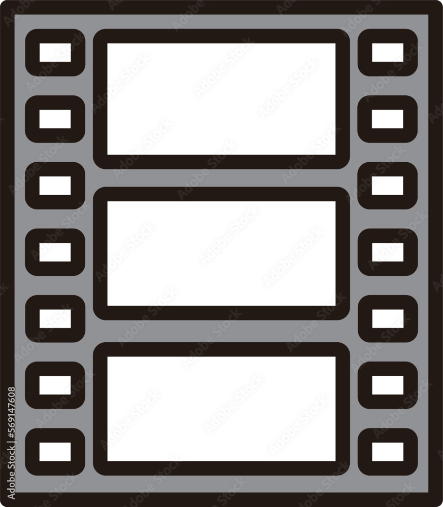 Obraz premium カラービジネスアイコン フィルム