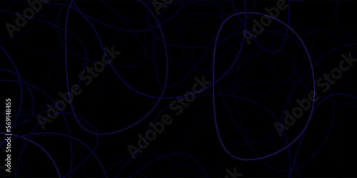 Dark purple vector pattern with abstract shapes.