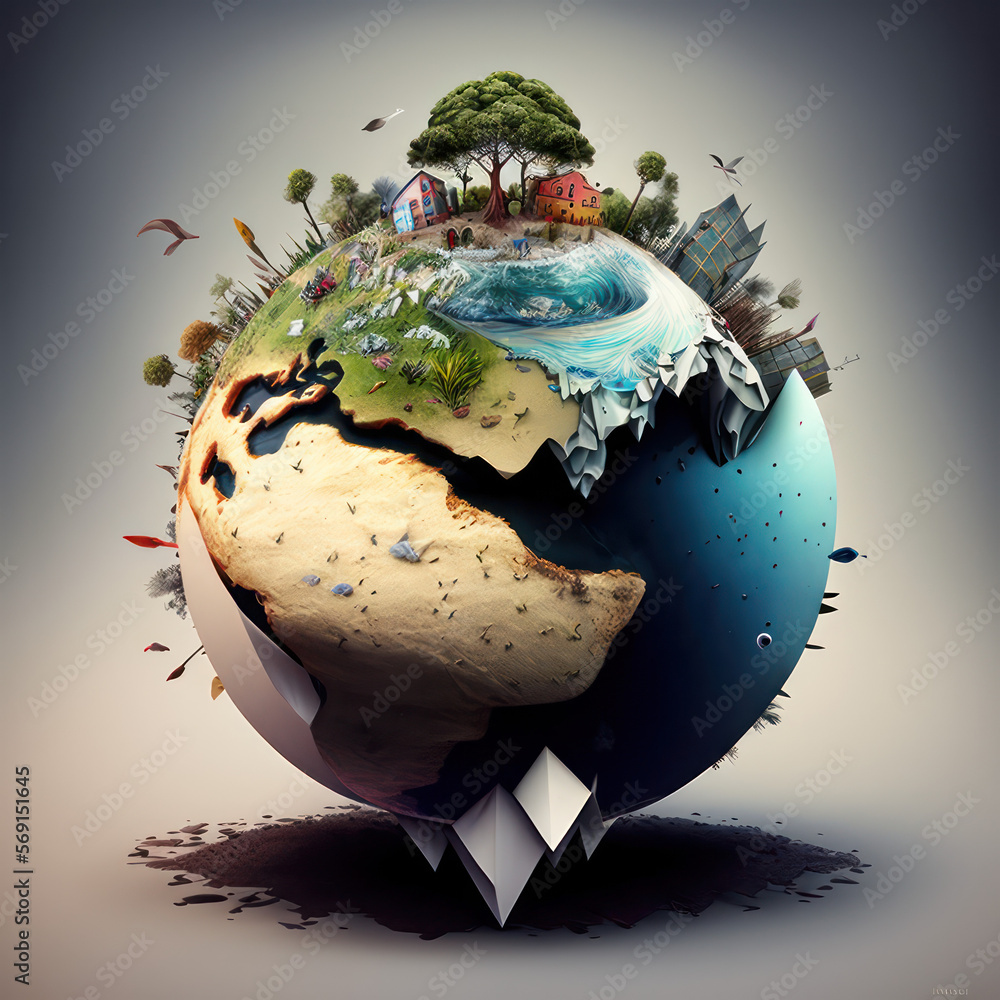 AI El Calentamiento Global en Imágenes: Una Mirada a la Crisis ...