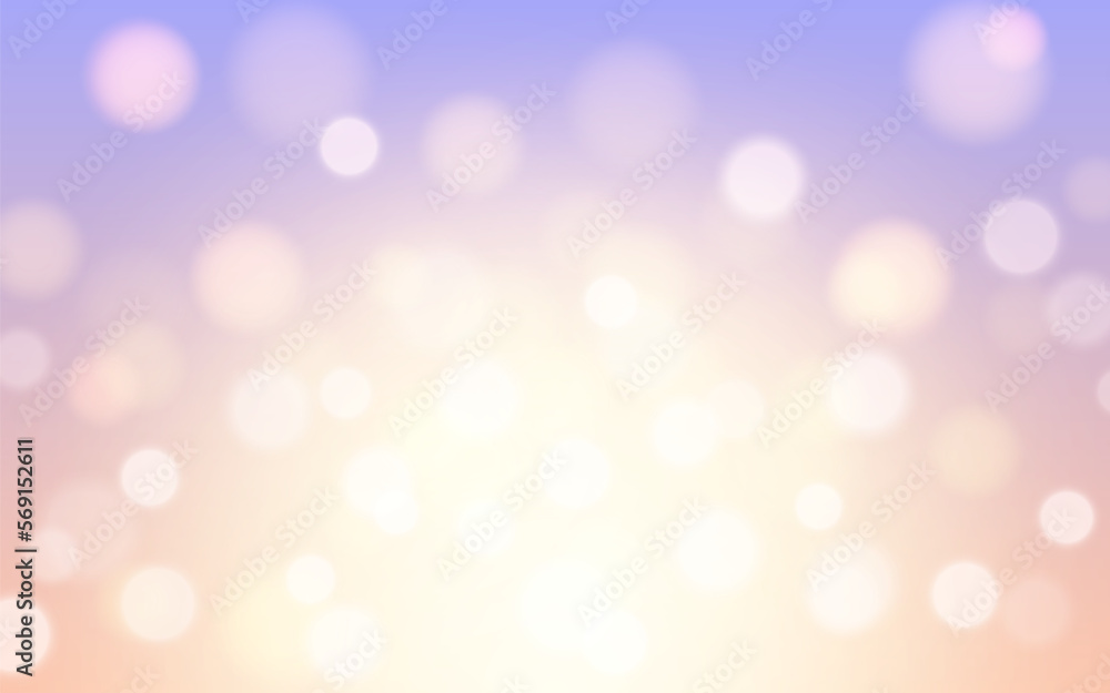 Gentle and Cute bokeh soft light abstract background, Vector eps 10 illustration bokeh particles, Background decoration