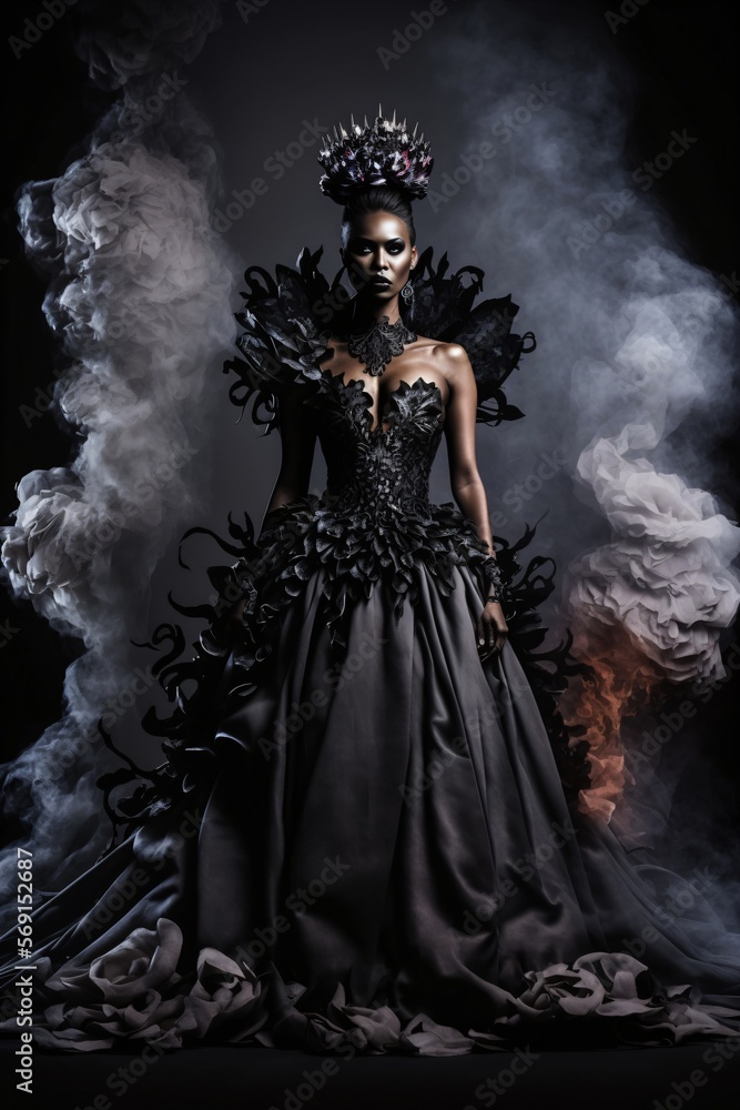 Queen of Darkness. Gothic Lady. Designed using generative ai. Queen of Darkness. Gothic Lady. Designed using generative ai.