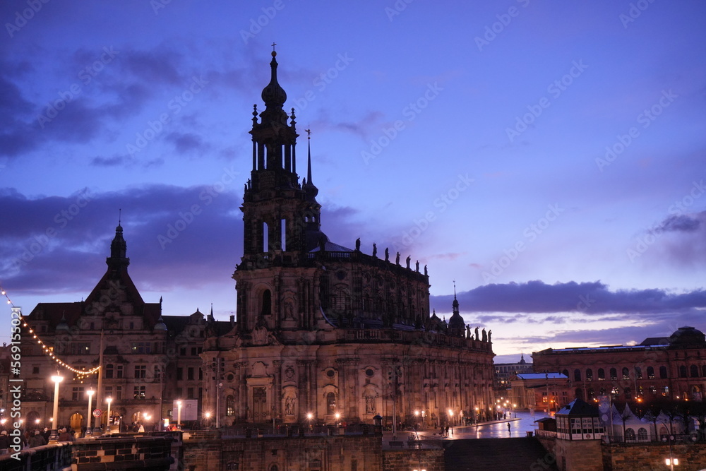 Dresden at Twilight