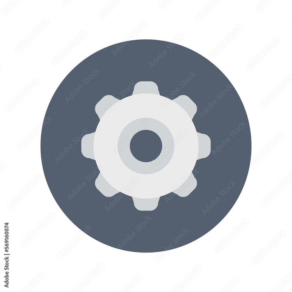 Settings icon, Flat vector illustration for web and mobile interface, EPS 10 Settings icon, Flat vector illustration for web and mobile interface, EPS 10