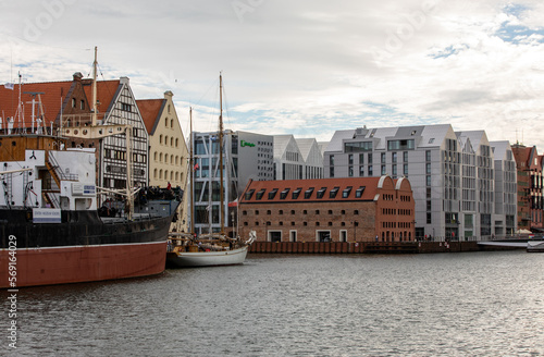 Granary Island in Gdansk - an example of a combination of old and modern architecture