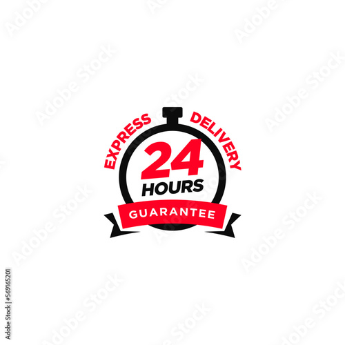 24 Hours Shipping Shopping Label