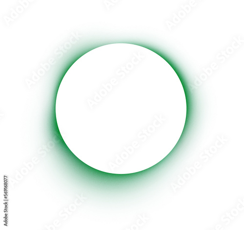Illustration of a white circle with noisy color blur