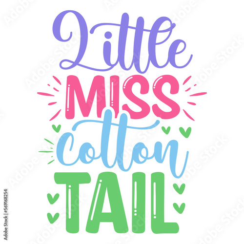 Little miss cotton tail svg