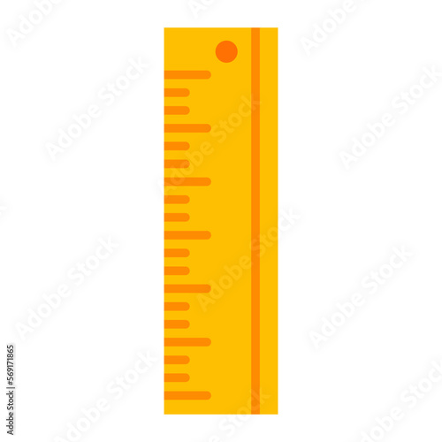 Ruler Flat Icon