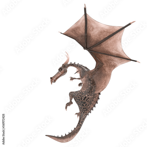 green dragon cartoon in a white background