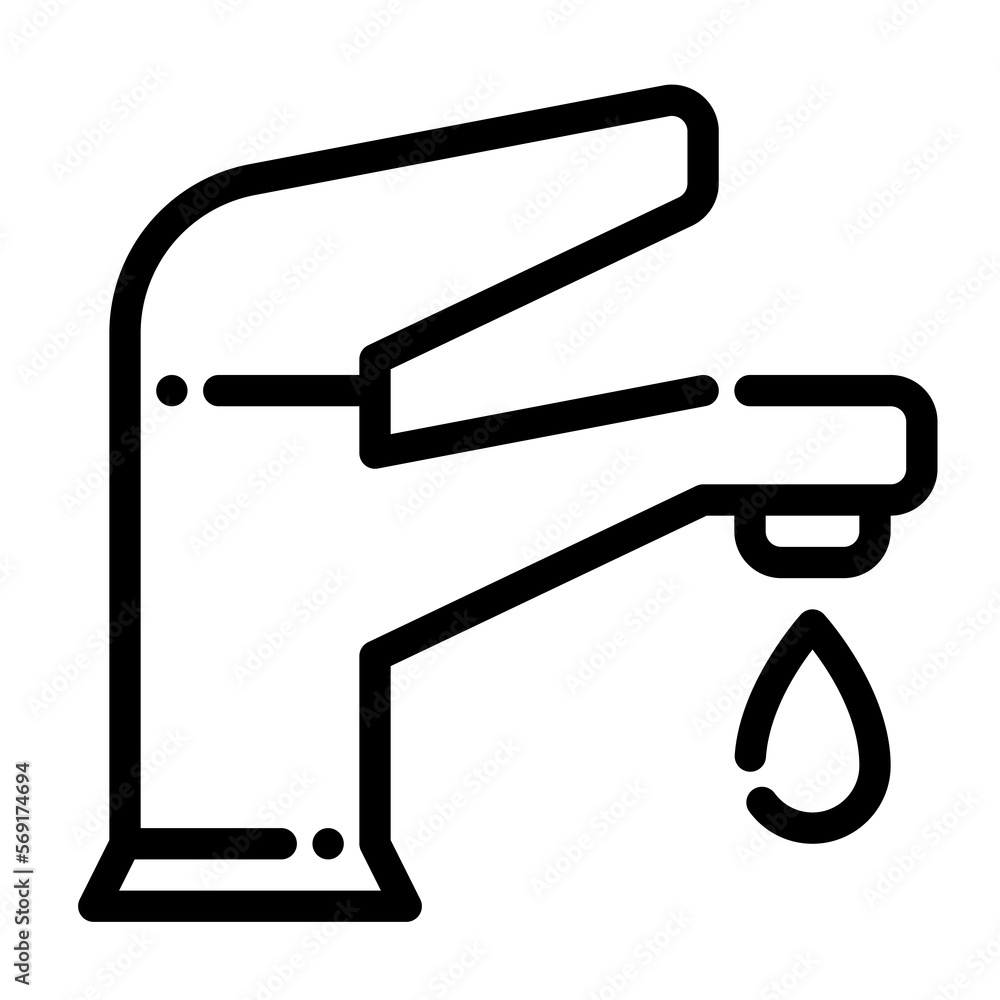 faucet water drop reduce reuse eco ecology icon faucet water drop reduce reuse eco ecology icon