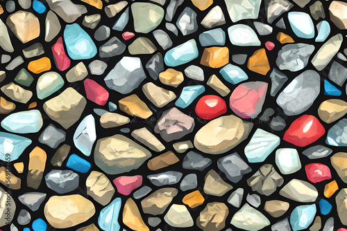 Magic Stones Illustration