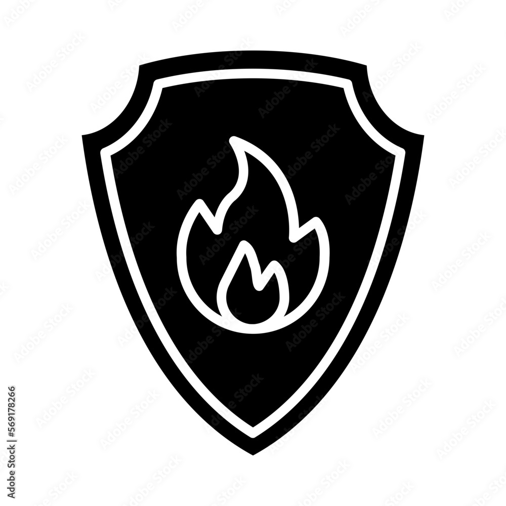 Fire Shield Icon Fire Shield Icon