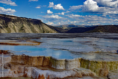 Mammoth Hot Springs - Yellowstone National Park - Wyoming - USA