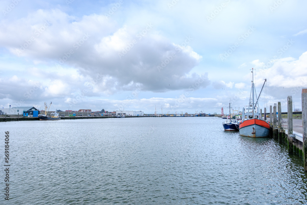 Fototapeta premium Port Den Oever, Noord-Holland province, The Netherlands