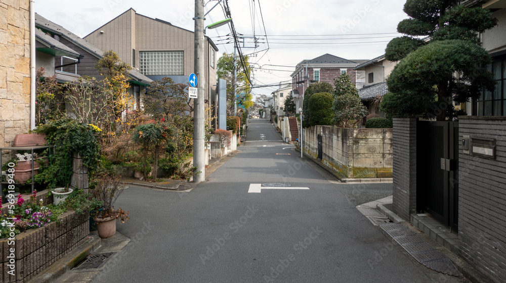 住宅街の道路