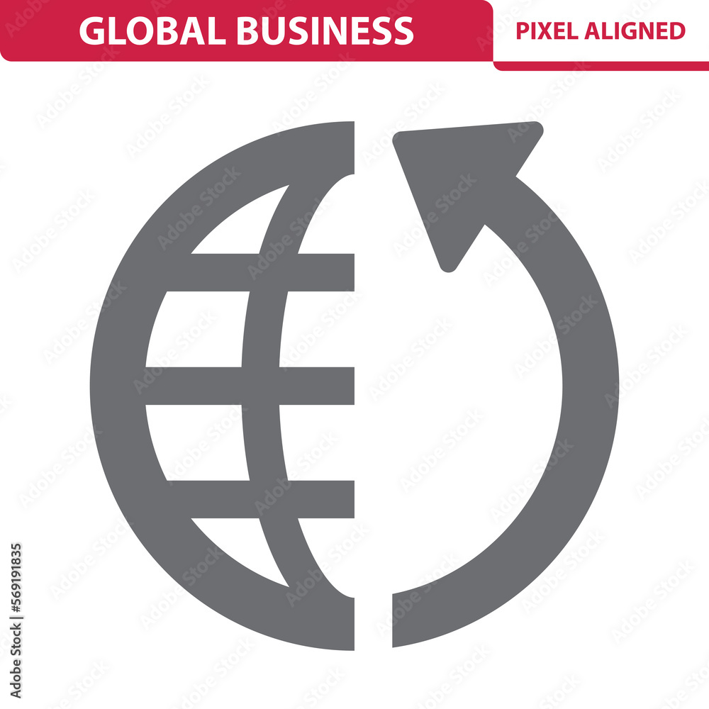 Global Business Icon. Travel, around the world Global Business Icon. Travel, around the world