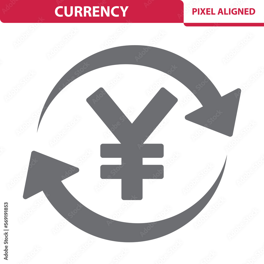 Obraz premium Currency Icon. Yen, yuan