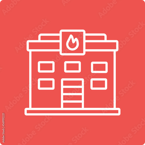 Fire Station Icon