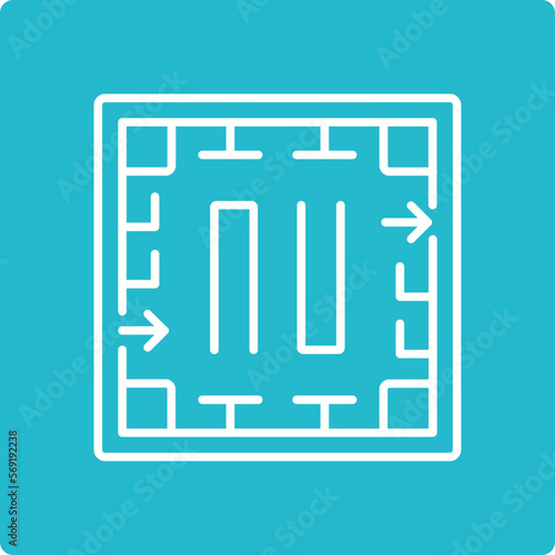 Evacuation Plan Icon