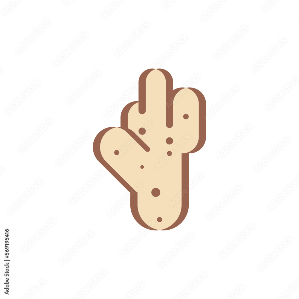 Fototapeta premium turmeric logo icon vector design element