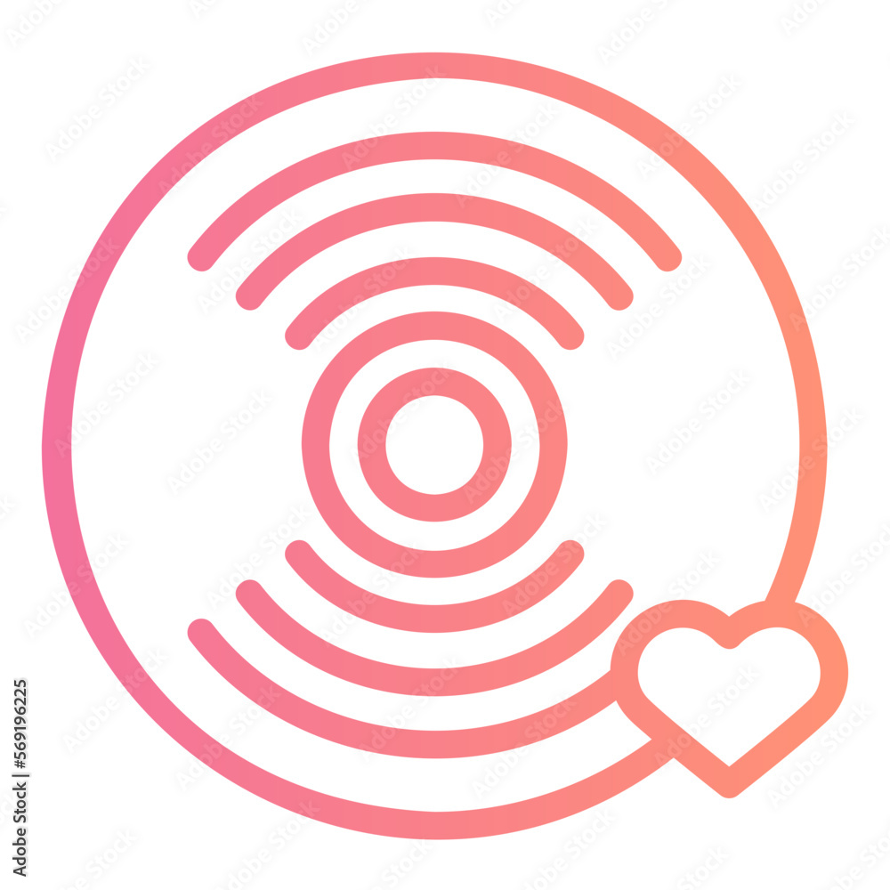 vinyl gradient icon vinyl gradient icon