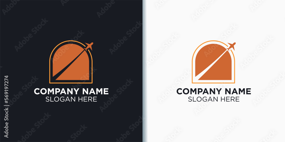 simple travel logo vector, travel logo inspiration