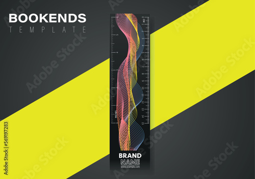 Business modern bookmarks template design. Vector bookmark template. Bookmark illustration.