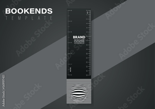 Business modern bookmarks template design. Vector bookmark template. Bookmark illustration.
