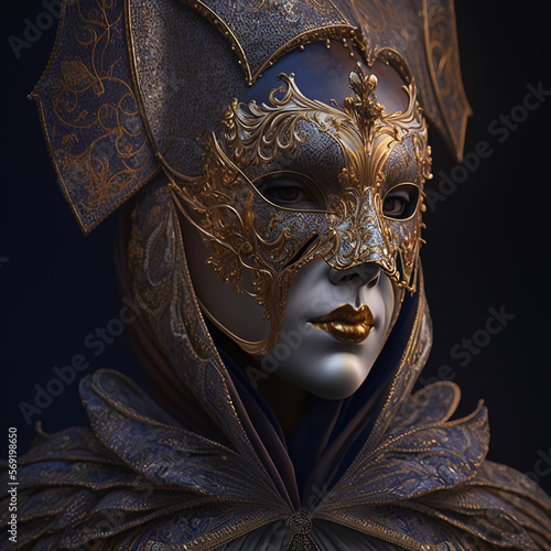 venetian carnival mask © nicolagiordano