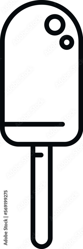Summer popsicle icon outline vector. Water park. Child waterpark Summer popsicle icon outline vector. Water park. Child waterpark