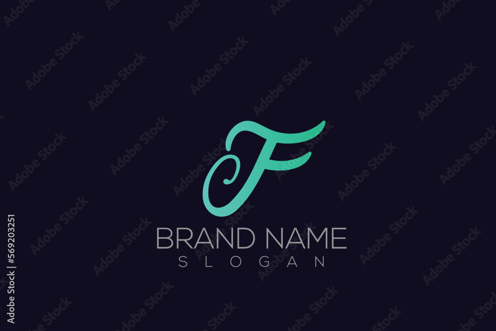 Letter jf logo or fj logo Letter jf logo or fj logo