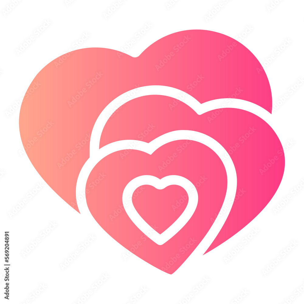 heart gradient icon heart gradient icon
