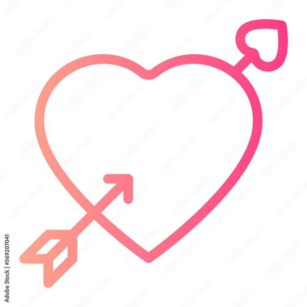cupid gradient icon cupid gradient icon