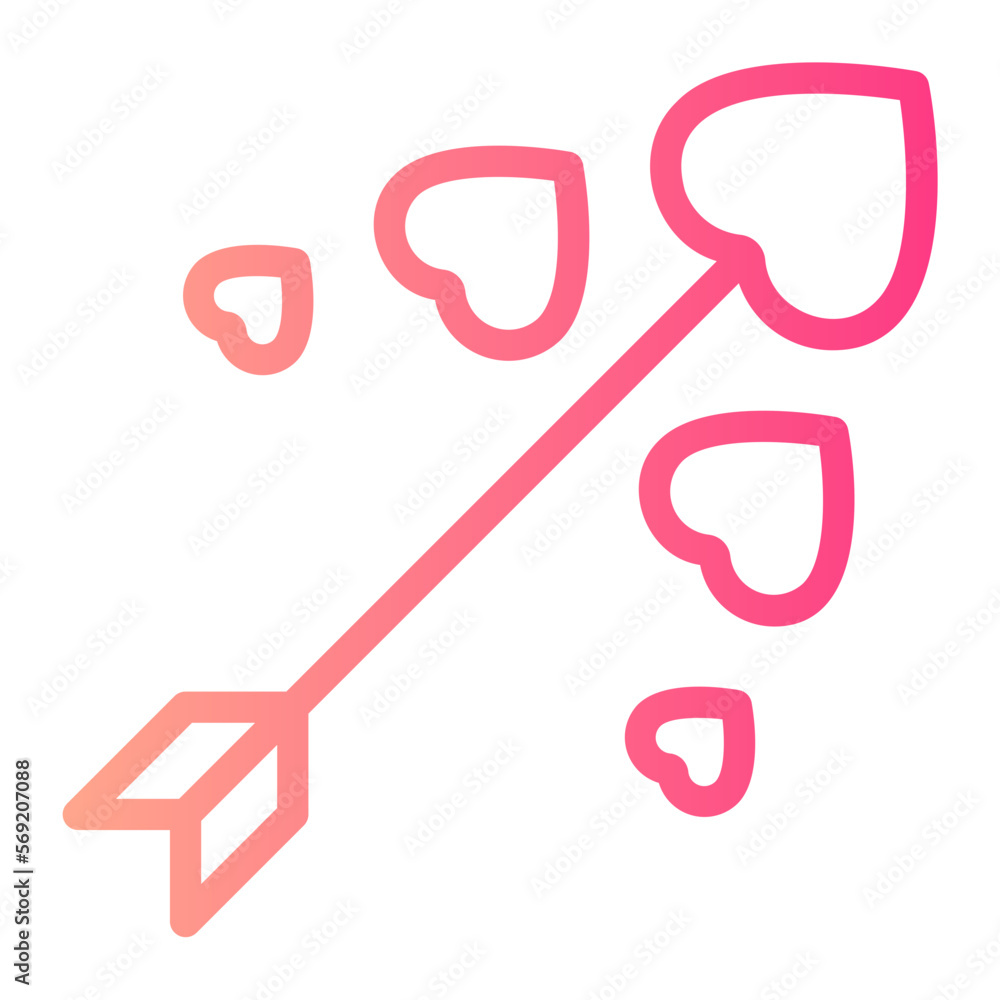 cupid gradient icon cupid gradient icon