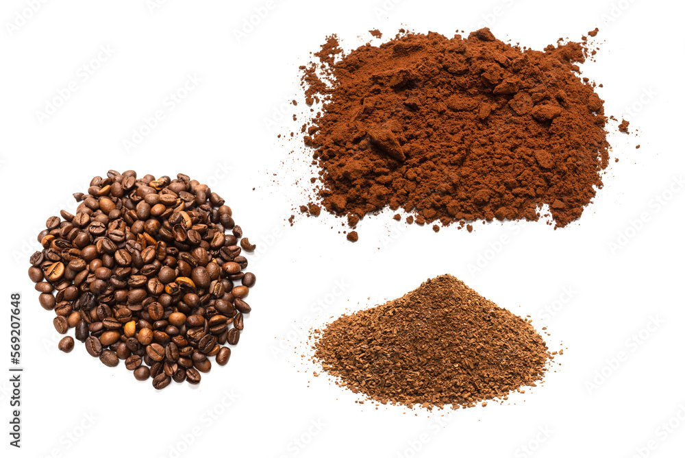 Instant coffee isolated on a background. Instant coffee isolated on a background.