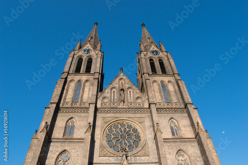 Vinohrady Castle in the District of Vinohrady Prague, Czech Republic