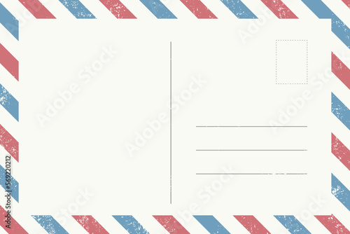 Postcard mail vintage frame background