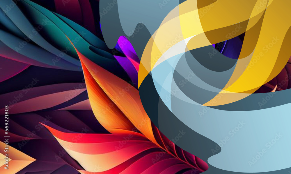 Colorful background with generative AI Colorful background with generative AI