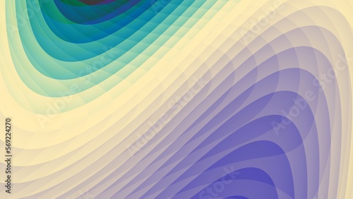 Abstract digital fractal pattern. Horizontal background with aspect ratio 16 : 9