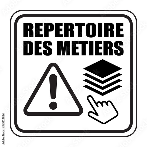Logo répertoire des métiers.