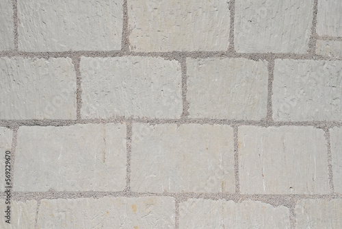 white stone wall close up
