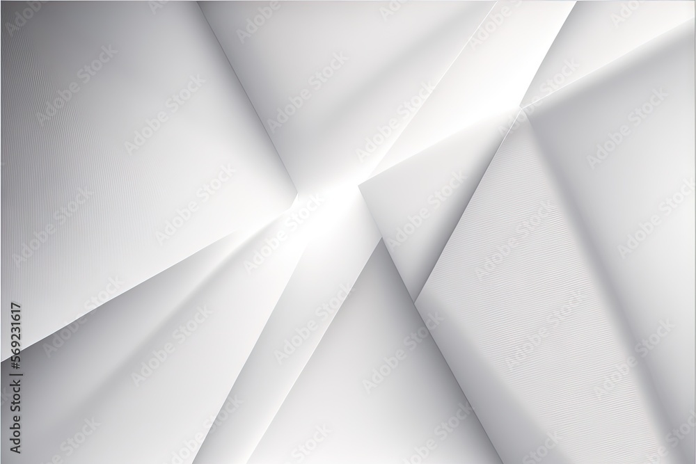 a white abstract background with lines and shapes in the center of the image, with a light shining through the center of the image,. generative ai a white abstract background with lines and shapes in the center of the image, with a light shining through the center of the image,. generative ai