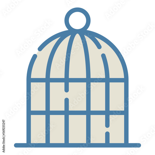 Birdcage is cage for pet birds