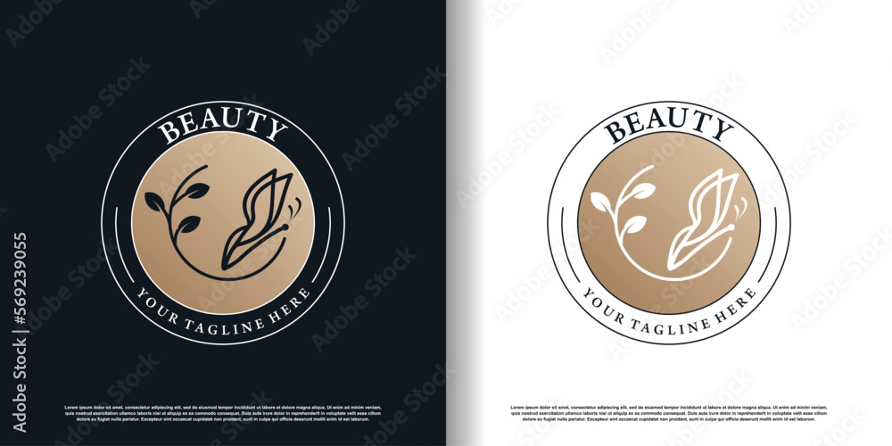 Butterfly logo design vector with creative and unique style concept premium vector Butterfly logo design vector with creative and unique style concept premium vector