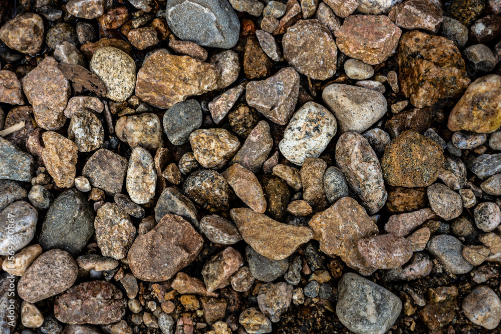 Brown and Gray Rocks Cover Trail Brown and Gray Rocks Cover Trail