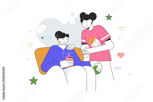 Psychological support for loved one
