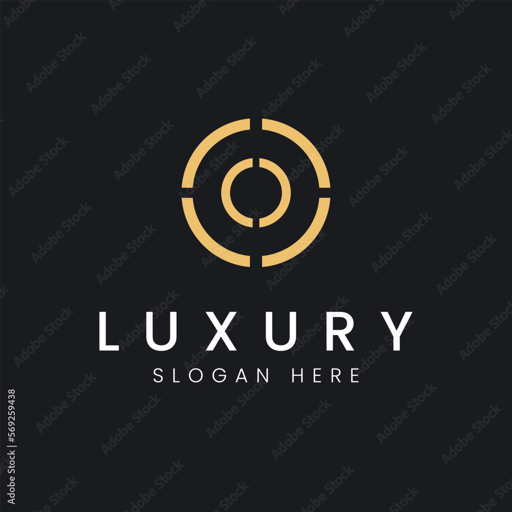 Abstract initial letter O, usable for branding and business logos, Logo Design Template, vector illustration