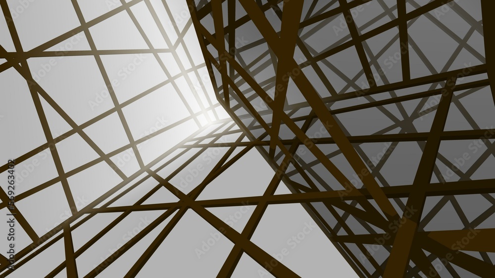 Abstract modern architecture 3d rendering Abstract modern architecture 3d rendering