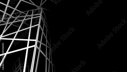 Abstract architecture digital background 3d rendering  